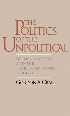 Cover The Politics of the Unpolitical