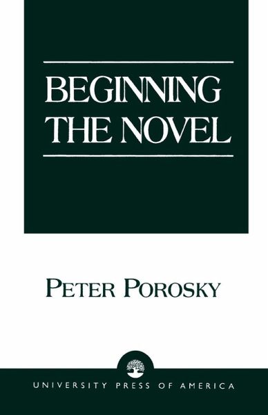 Beginning the Novel