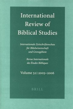 International Review of Biblical Studies, Volume 52 (2005-2006)