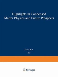 Highlights in Condensed Matter Physics and Future Prospects - Esaki, Leo (Hrsg.)