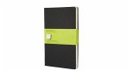 Moleskine Plain Cahier L - Black Cover (3 Set)