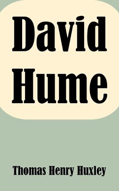 David Hume - Huxley, Thomas Henry