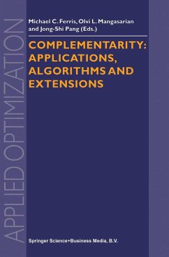 Complementarity: Applications, Algorithms and Extensions - Ferris