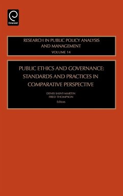 Public Ethics and Governance - Saint-Martin, Denis / Thompson, Fred (eds.)