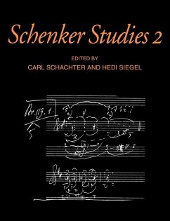 Schenker Studies 2 - Schachter, Carl / Siegel, Hedi (eds.)