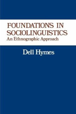 Foundations in Sociolinguistics - Hymes, Dell