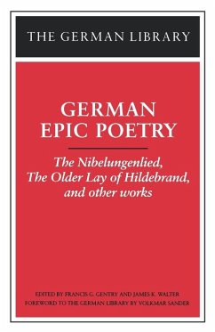 Cover German Epic Poetry