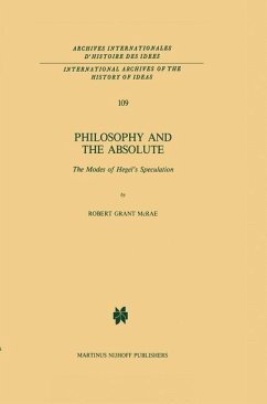 Philosophy and the Absolute - McRae, R. G.