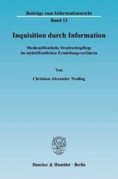 Inquisition durch Information. - Neuling, Christian-Alexander