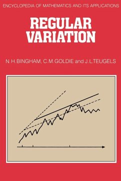 Regular Variation - Bingham, N. H.; Goldie, C. M.; Teugels, J. L.