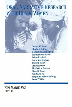 Oral Narrative Research with Black Women - Vaz, Kim Marie (ed.)