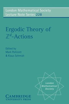 Ergodic Theory of ZD Actions - Pollicott, Mark / Schmidt, Klaus (eds.)