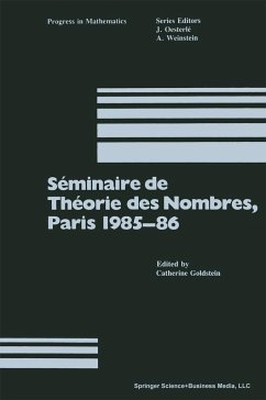 Séminaire de Théorie des Nombres, Paris 1985¿86