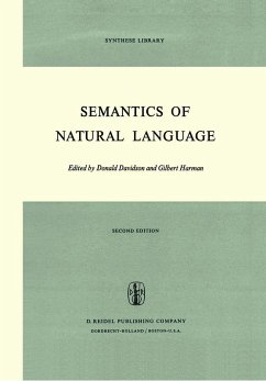 Semantics of Natural Language - Davidson, D. / Harman, Gilbert (Hgg.)