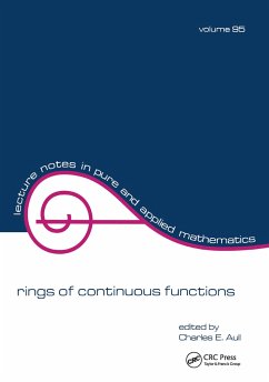 Rings of Continuous Functions - Aull, Charles E