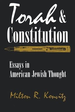 Torah and Constitution - Konvitz, Milton R