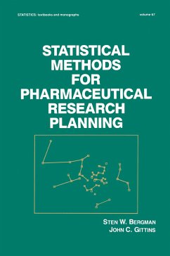 Statistical Methods for Pharmaceutical Research Planning - Bergman, S W