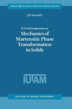IUTAM Symposium on Mechanics of Martensitic Phase Transformation in Solids - Qing-Ping Sun (Hrsg.)