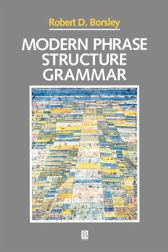 Modern Phrase Structure Grammar - Borsley, Robert D.