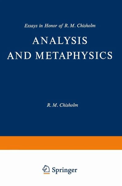Analysis and Metaphysics Analysis and Metaphysics