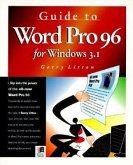 Guide to Word Pro 96 for Windows 3 1