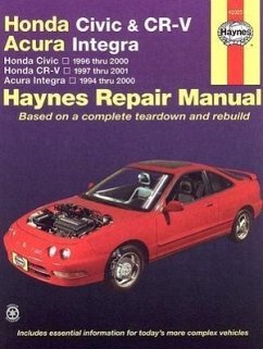 Honda Civic 1996-00, Cr-V 1997-01 & Acura Integra 1994-00 - Haynes Publishing