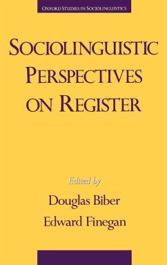 Cover Sociolinguistic Perspectives on Register