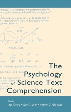 Cover The Psychology of Science Text Comprehension