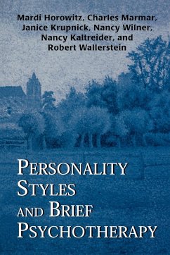 Personality Styles and Brief Psychotherapy - Horowitz, Mardi