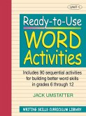 Ready-To-Use Word Activities