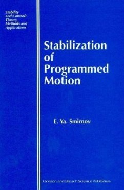 Stabilization of Programmed Motion - Smirnov, E Ya