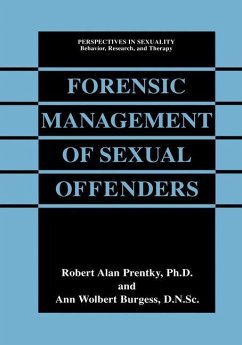 Forensic Management of Sexual Offenders - Prentky, Robert Alan;Burgess, Ann Wolbert