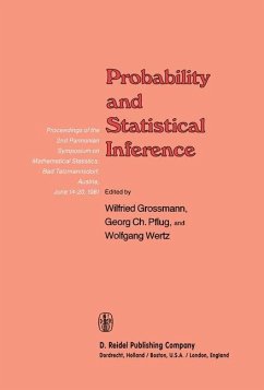 Probability and Statistical Inference - Grossmann, Wilfried / Pflug, Georg Ch. / Wertz, Wolfgang (Hgg.)