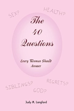 The 40 Questions Every Woman Should Answer - Langford, Judy M.