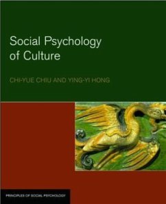 Social Psychology of Culture - Chiu, Chi-Yue;Hong, Ying-yi