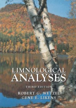 Limnological Analyses - Likens, Gene E.; Wetzel, Robert G.