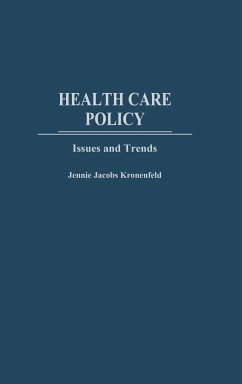 Health Care Policy - Kronenfeld, Jennie