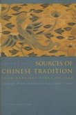 Sources of Chinese Tradition