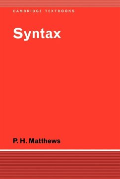 Syntax - Matthews, P. H.