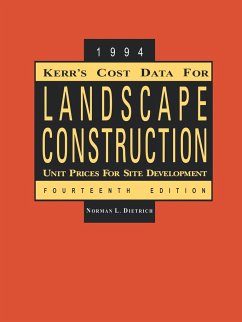Kerr's Cost Data for Landscape Construction - Dietrich, Norman L; Dietrich