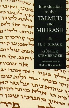 Introduction to the Talmud and Midrash - Strack, Hermann L; Stemberger, Gunter