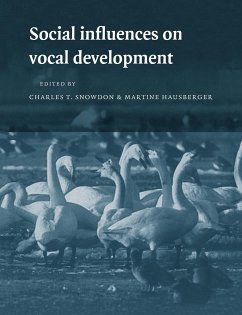 Social Influences on Vocal Development - Snowdon, Charles T. / Hausberger, Martine (eds.)