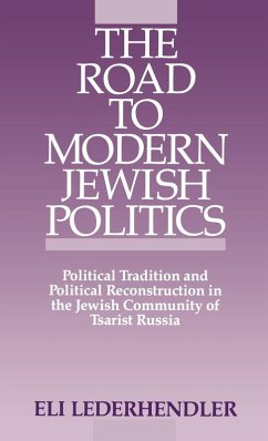 Cover The Road to Modern Jewish Politics