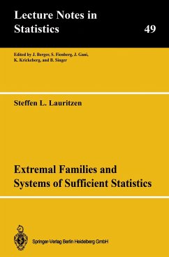 Extremal Families and Systems of Sufficient Statistics - Lauritzen, Steffen L.