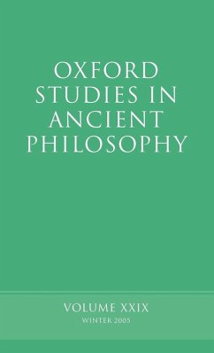 Cover Oxford Studies in Ancient Philosophy Vol XXIX