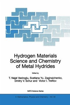 Hydrogen Materials Science and Chemistry of Metal Hydrides - Veziroglu, T. Nejat / Zaginaichenko, Svetlana Yu. / Schur, Dmitry V. / Trefilov, V.I. (Hgg.)