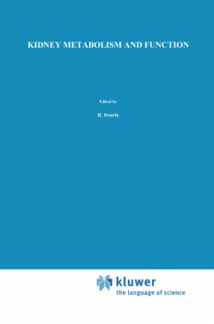 Kidney Metabolism and Function - Dzurik, R. / Lichardus, B. / Guder, W. (Hgg.)