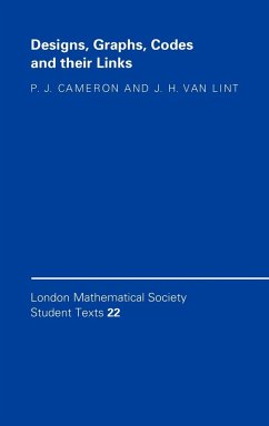 Designs, Graphs, Codes and Their Links - Lint, J. H. Van; Cameron, Peter J.; Cameron, P. J.