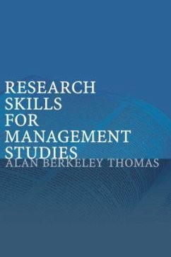 Research Skills for Management Studies - Thomas, Alan Berkeley