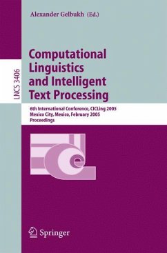 Computational Linguistics and Intelligent Text Processing - Gelbukh, Alexander (ed.)